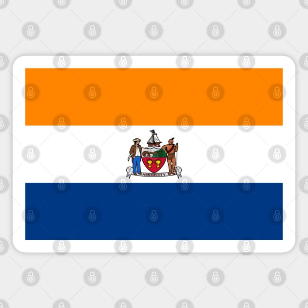 Flag of Albany, New York Magnet by brigadeiro